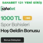sahabet 121 yeni giriş