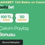 sahabet 124 yeni giriş
