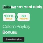 sahabet 191 güncel giriş