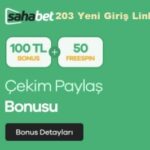 sahabet 203 yeni giriş