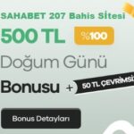 sahabet 207 yeni giriş