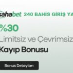 sahabet 240 yeni giriş