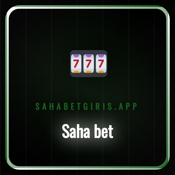 Saha bet platformunun ana sayfasını gösteren bir ekran görüntüsü.