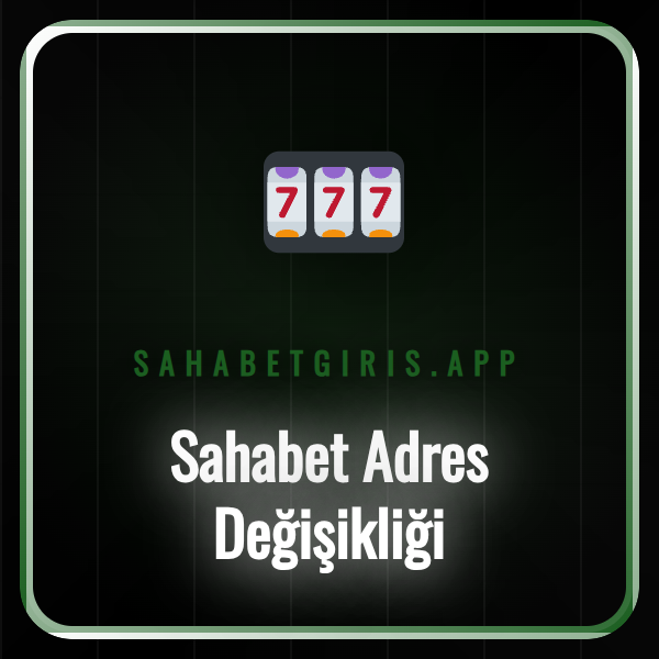 Sahabet adres değişikliği sürecini gösteren bir dizüstü bilgisayar.