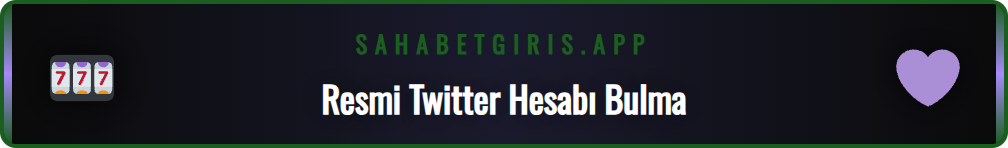 Sahabet güncel giriş adresi için resmi Twitter profili biyografisi.