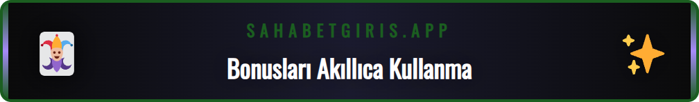 Sahabet üyelik bonuslarını ve promosyonlarını gösteren ekran
