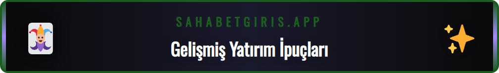 Sahabet para yatırma sürecini hızlandıran profesyonel taktikler.