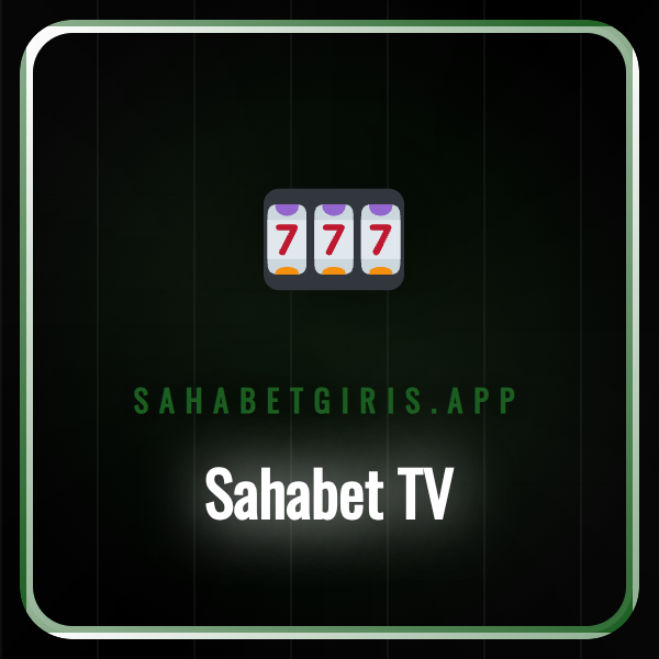 Sahabet TV platformunda canlı maç izleyen bir sporseverin ekranı