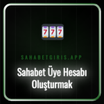 Sahabet üye hesabı oluşturmak için kayıt formunu dolduran bir kullanıcı.